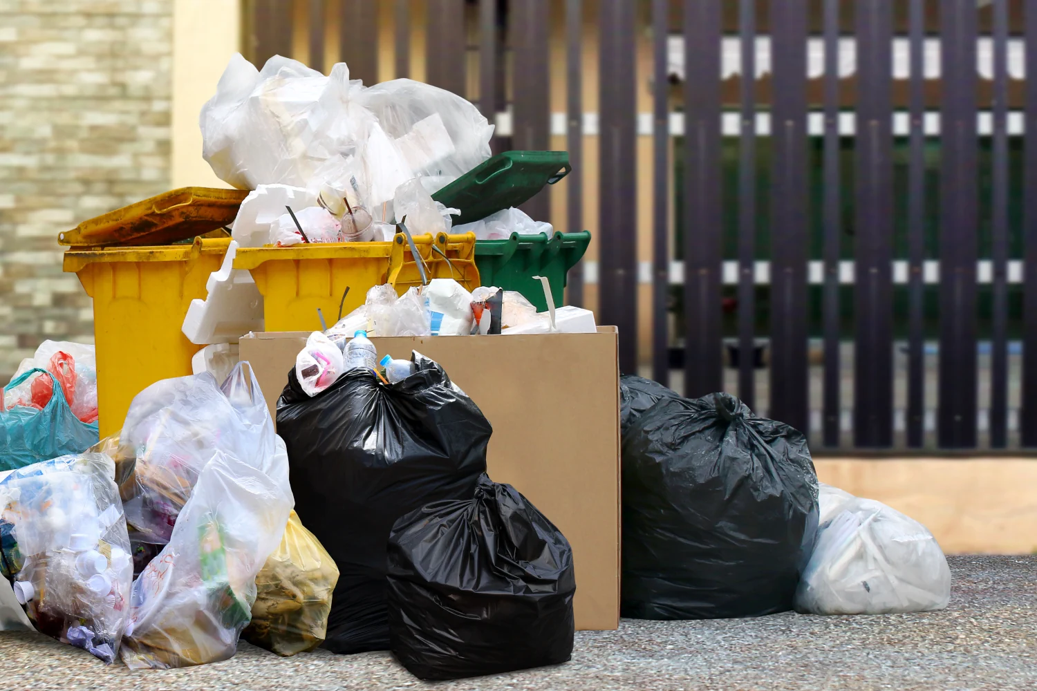 Domestic rubbish collection